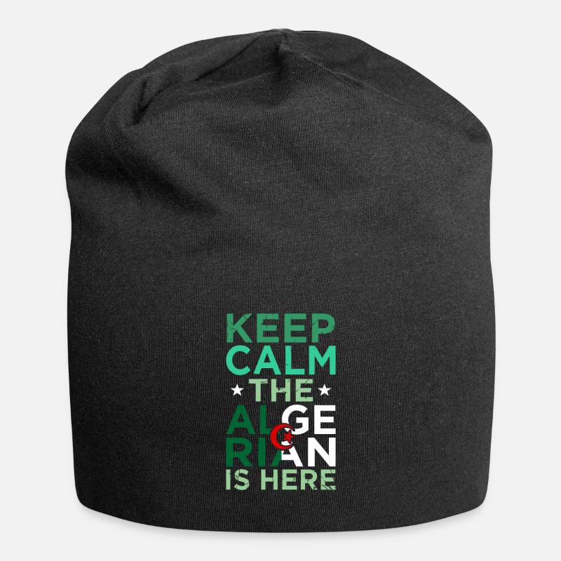 Algérie - Bonnet en jersey - noir
