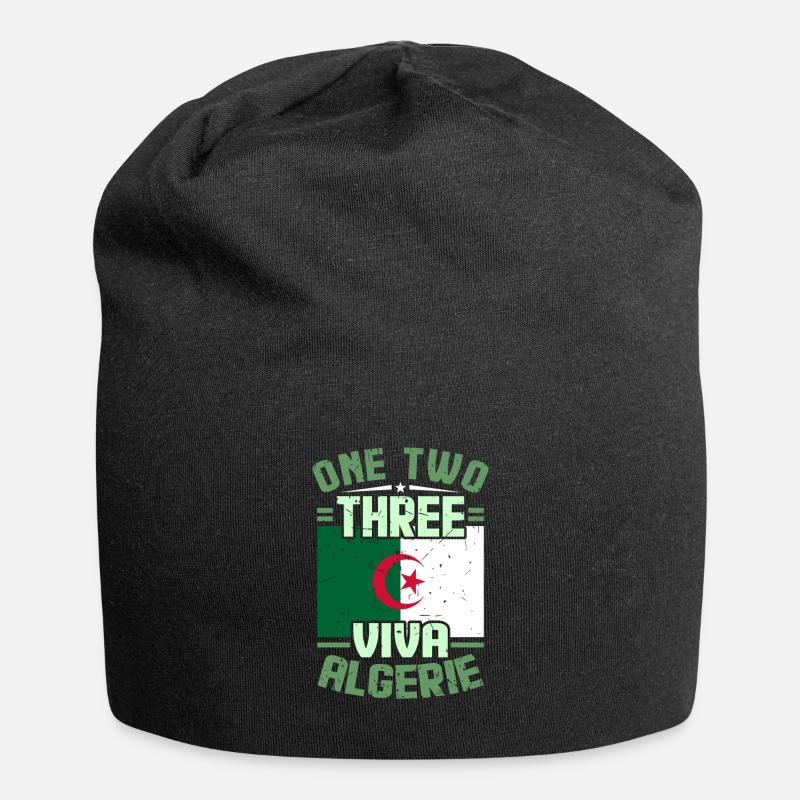 Algérie - Bonnet en jersey - noir