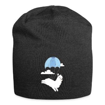 Alpaga Skydive Skydiving Skydiver - Bonnet en jersey - charbon - Devant