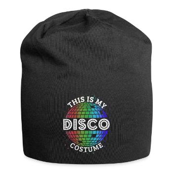 Disco Costume Funny - Jersey Beanie - black - Front