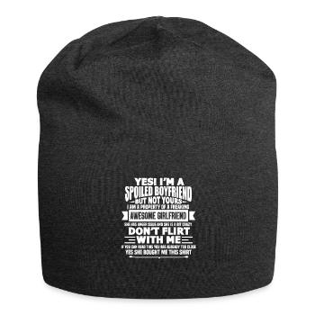 boyfriend girlfriend - Jersey Beanie - charcoal grey - Front