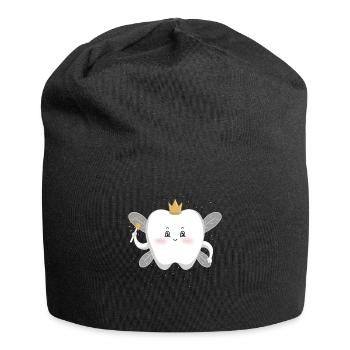 Tooth fairy fairy teeth wing tooth carnival gift - Jersey Beanie - black - Front