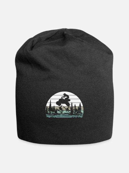 ATV Rider Off Road im Freien Geschenk - Jersey-Beanie - Schwarz