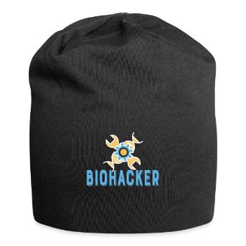 Biohacker Scientist Science Lover Gift - Jersey Beanie - black - Front