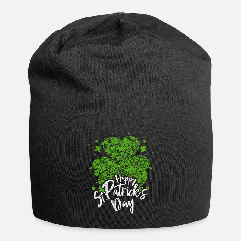Saint Patricks Day - Bonnet en jersey - noir