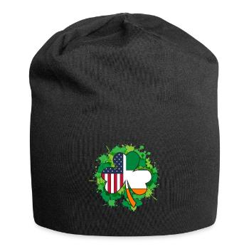 Cadeau Irlande - Bonnet en jersey - noir - Devant