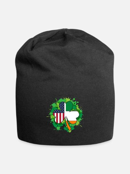 Ireland gift - Jersey Beanie - black