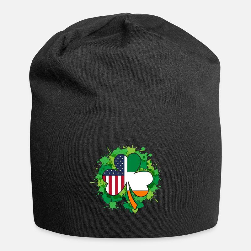 Ireland gift - Jersey Beanie - black