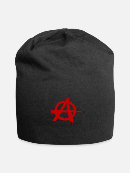 punk rock rocker punk punker - Bonnet en jersey - noir