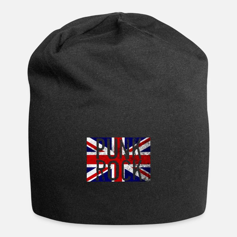 rocker punkrock punker punk - Jersey-Beanie - Schwarz