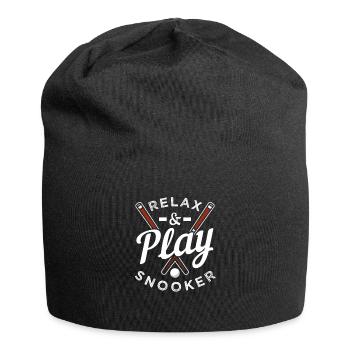 Relax & Play Snooker - Jersey-Beanie - Schwarz - Vorne
