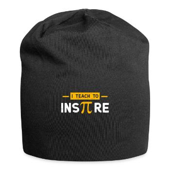 I Teach To Inspire Pi - Jersey-Beanie - Schwarz - Vorne