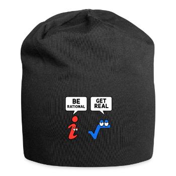 Be Rational Get Real - Jersey-Beanie - Schwarz - Vorne