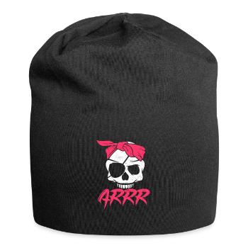 Pirate Pirate Skull Pirate Girl Gift - Bonnet en jersey - noir - Devant
