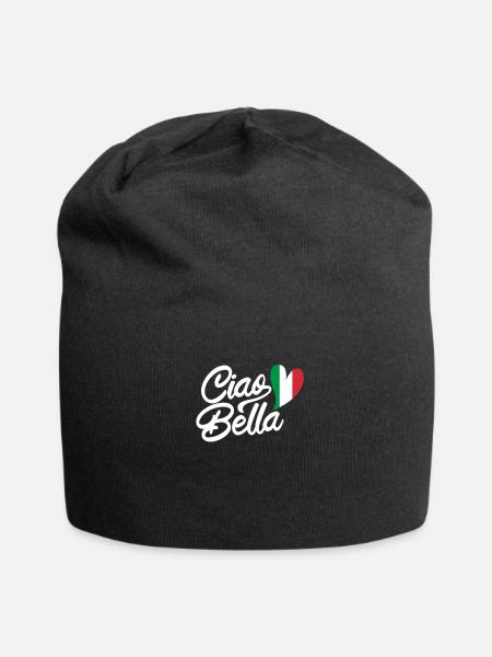 Ciao Bella - Jersey Beanie - black