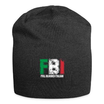 Italian - Jersey Beanie - charcoal grey - Front