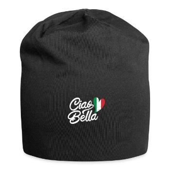 Italien Italie Italie Italie Cadeau - Bonnet en jersey - noir - Devant