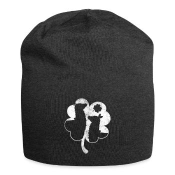 Lama - Jersey-Beanie - Anthrazit - Vorne