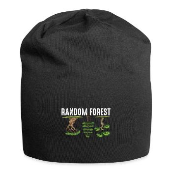 Artificial classification math random forest - Jersey Beanie - black - Front