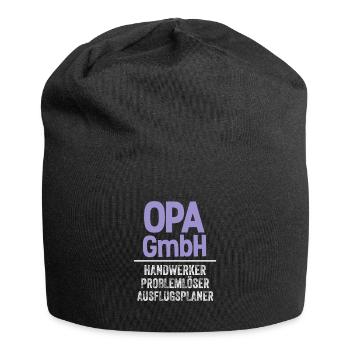 Opa Gmbh Geschenkidee Geburtstag lustig - Jersey-Beanie - Schwarz - Vorne