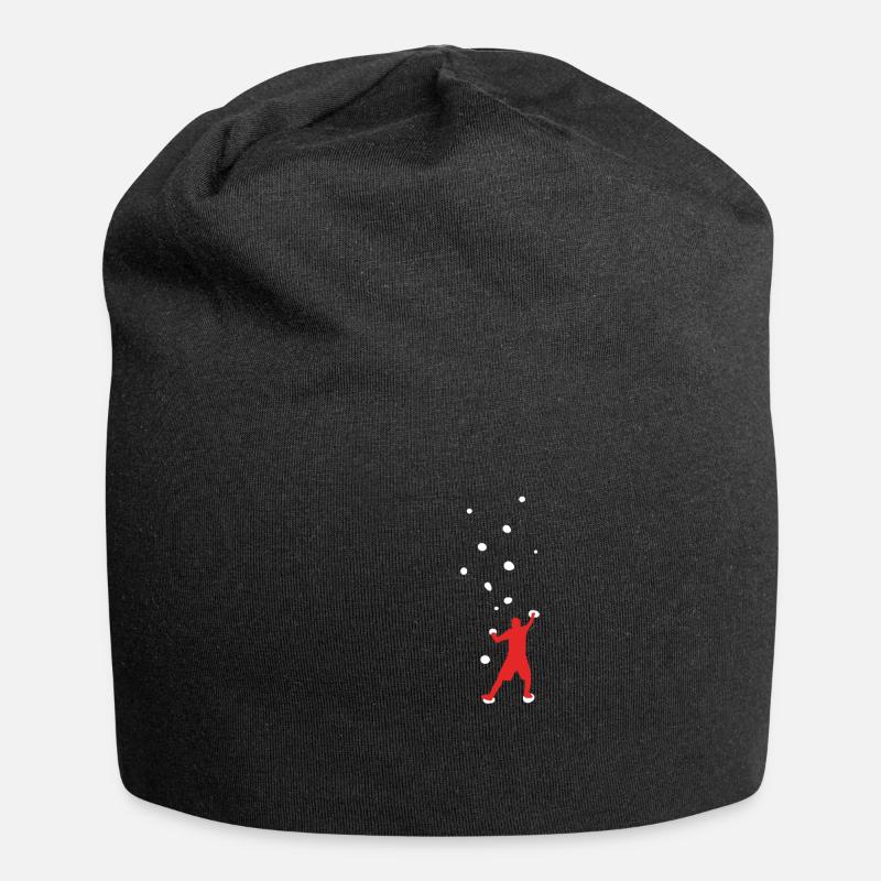 Bouldering rock climber - Jersey Beanie - black