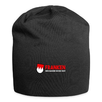 Franken Des Bassd Scho So - Jersey-Beanie - Schwarz - Vorne