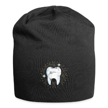 Zahn Zahnarzt Dental Hygiene Dentisten Halloween - Jersey-Beanie - Schwarz - Vorne