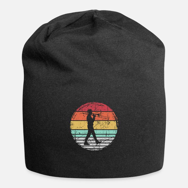 Trombone trombone - Bonnet en jersey - noir