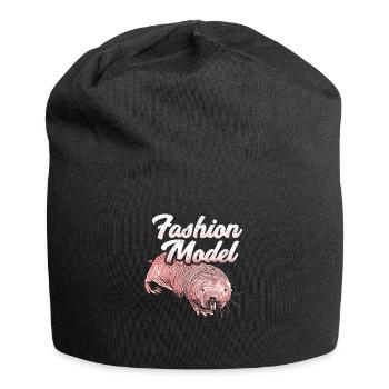 Nu mannequin rat mannequin rongeur rat rat humour - Bonnet en jersey - noir - Devant