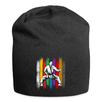karaté - Bonnet en jersey - noir - Devant