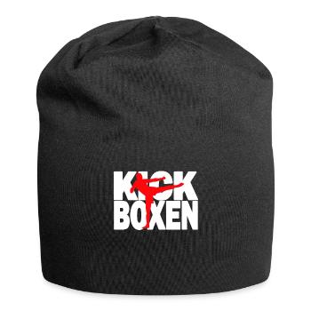 Kickboxen - Kickboxing Kickboxer Kickboxerin - Jersey-Beanie - Schwarz - Vorne