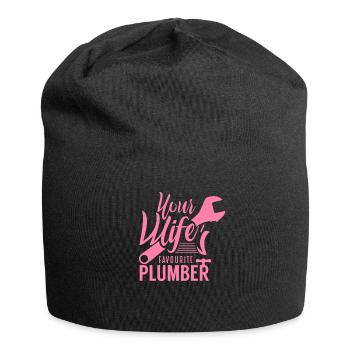 Team plumber plumbing plumber plumber - Jersey Beanie - black - Front