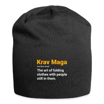 Krav Maga athlete gift - Jersey Beanie - black - Front