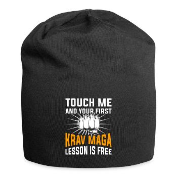 Krav Maga - Bonnet en jersey - noir - Devant