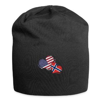 Norvège - Bonnet en jersey - noir - Devant