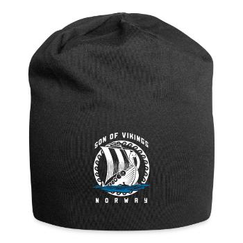 Norvège - Bonnet en jersey - noir - Devant