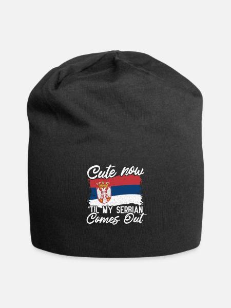 Serbia - Jersey Beanie - black