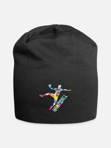 Saut de handball - Bonnet en jersey - noir