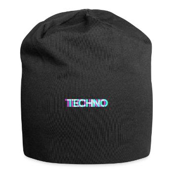Techno - Bonnet en jersey - noir - Devant