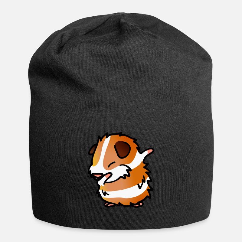 Dabbing idée cadeau cochon d'Inde - Bonnet en jersey - noir