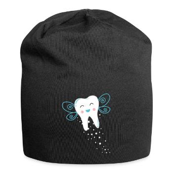 Assistante dentaire Cadeau Petite souris Pour dames - Bonnet en jersey - noir - Devant