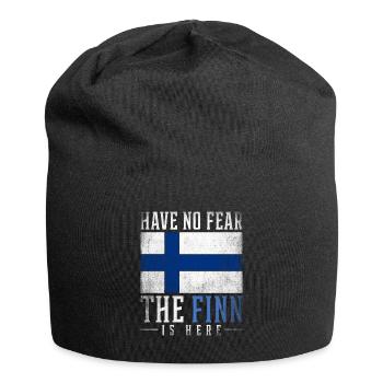 Finland nationality - Jersey Beanie - black - Front