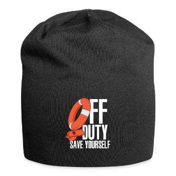 Lifeguard lifeguard gift - Jersey Beanie - black - Front