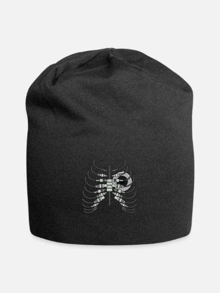 Tontechnik Toningenieur Tontechniker DJ Geschenk - Jersey-Beanie - Schwarz