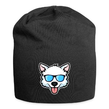 samoyède - Bonnet en jersey - noir - Devant