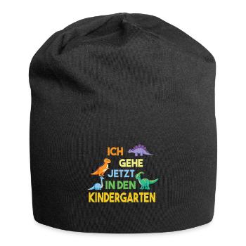 Der Kindergarten - Jersey-Beanie - Schwarz - Vorne