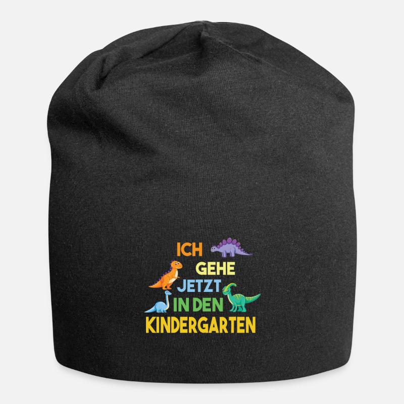 Der Kindergarten - Jersey-Beanie - Schwarz