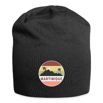 martinique retro country and countries - Jersey Beanie - black - Front