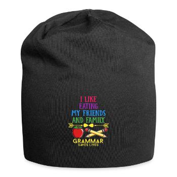 ESL Lehrer Englisch Lehrer - Jersey-Beanie - Schwarz - Vorne
