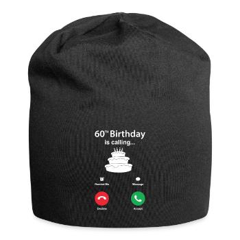 60e anniversaire - Bonnet en jersey - noir - Devant